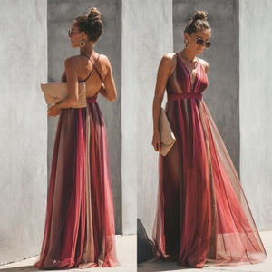 Huckleberry Striped Maxi Dress